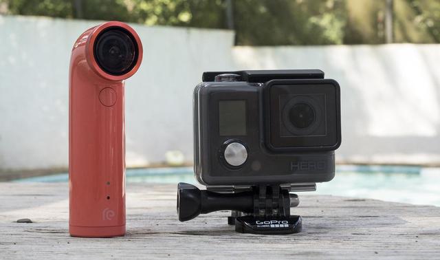 �����˶������HTC Re �Ա� GoPro Hero