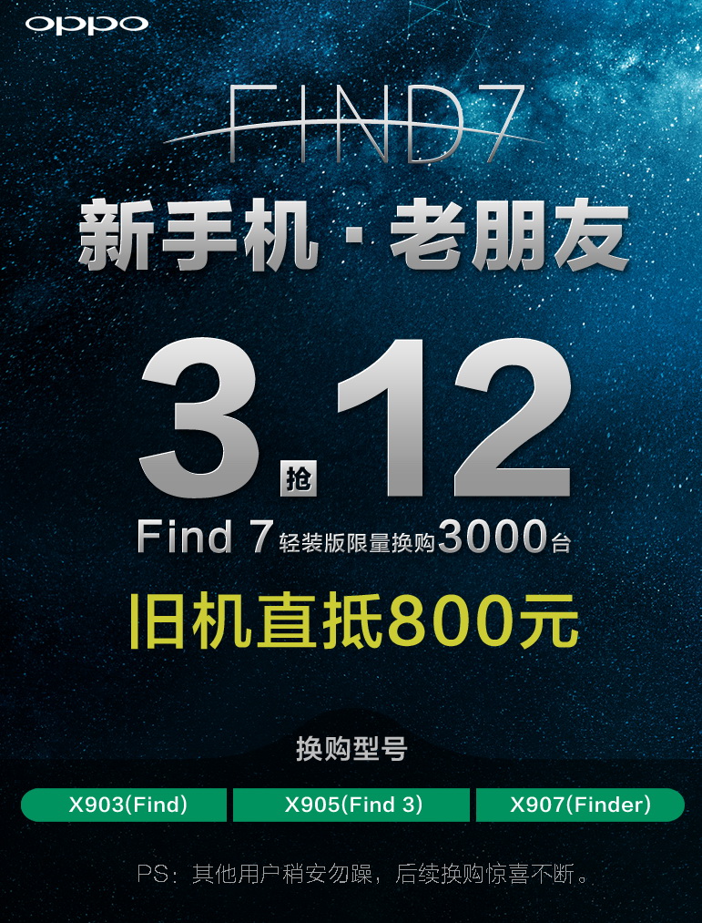 OPPO Find 7װԾɻµı