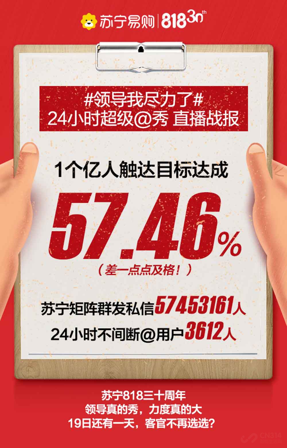 苏宁KPI离及格线差一点 领导一句话安慰 苏宁KPI离及格线差一点 领导一句话安慰