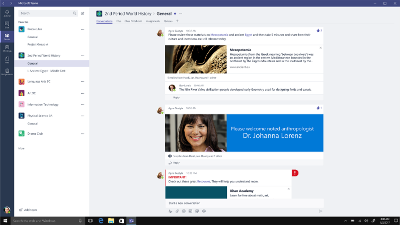 Microsoft Teams* ��ȫ�µĿ������齫�Ŷ�Э������һ��ȫ�µ�ˮƽ������Teams ����Ϊ�����н�ʦ��ѧ��Э����ѧϰ���������ࡣ