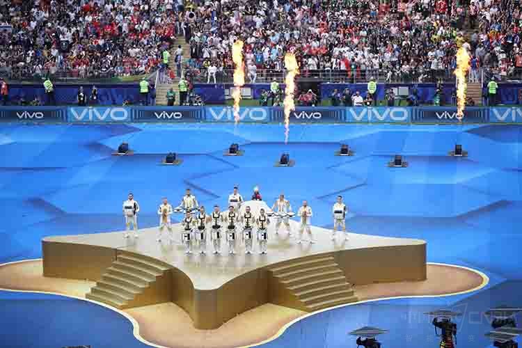 2018俄罗斯世界杯现场上演“vivo 8分钟”