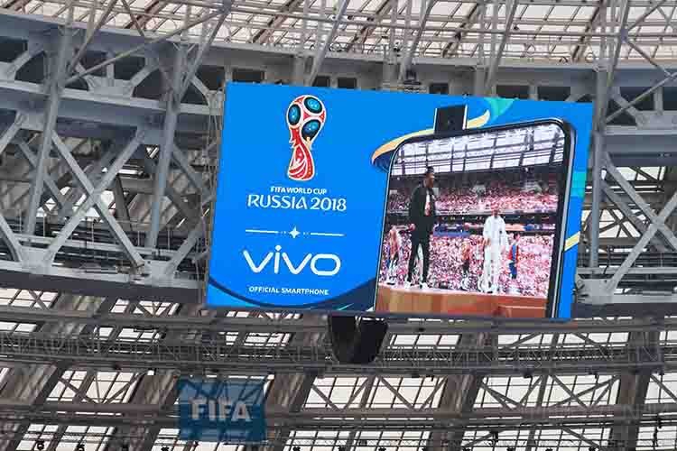 2018俄罗斯世界杯现场上演“vivo 8分钟”